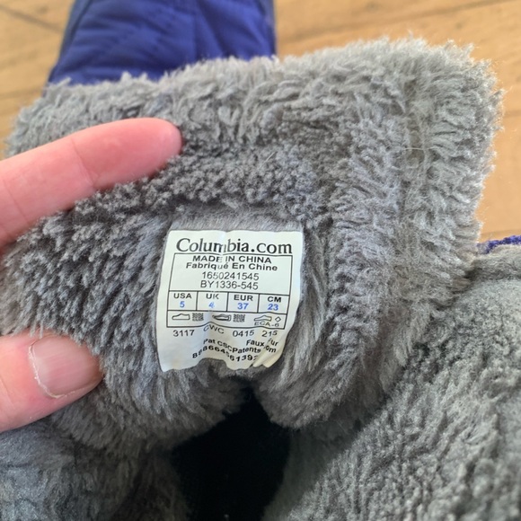 Columbia snow boots with Omni-heat liner great for winter big girl’s size 5 - Picture 10 of 11
